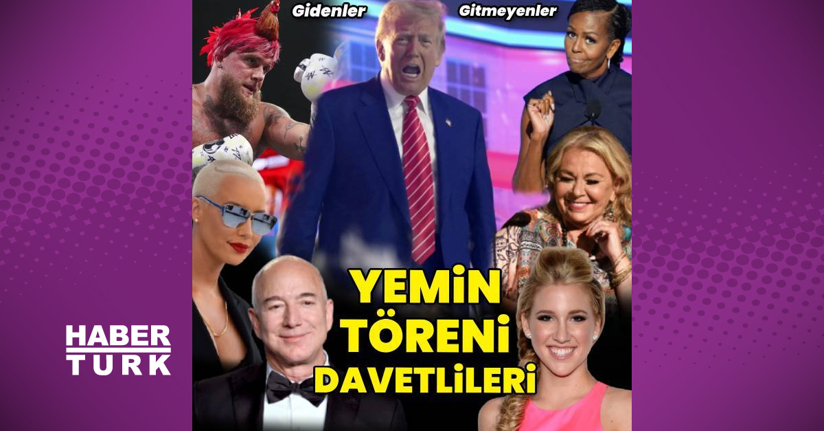 Donald Trump’ın yemin törenine katılacak ünlüler ile daveti geri çevirenler