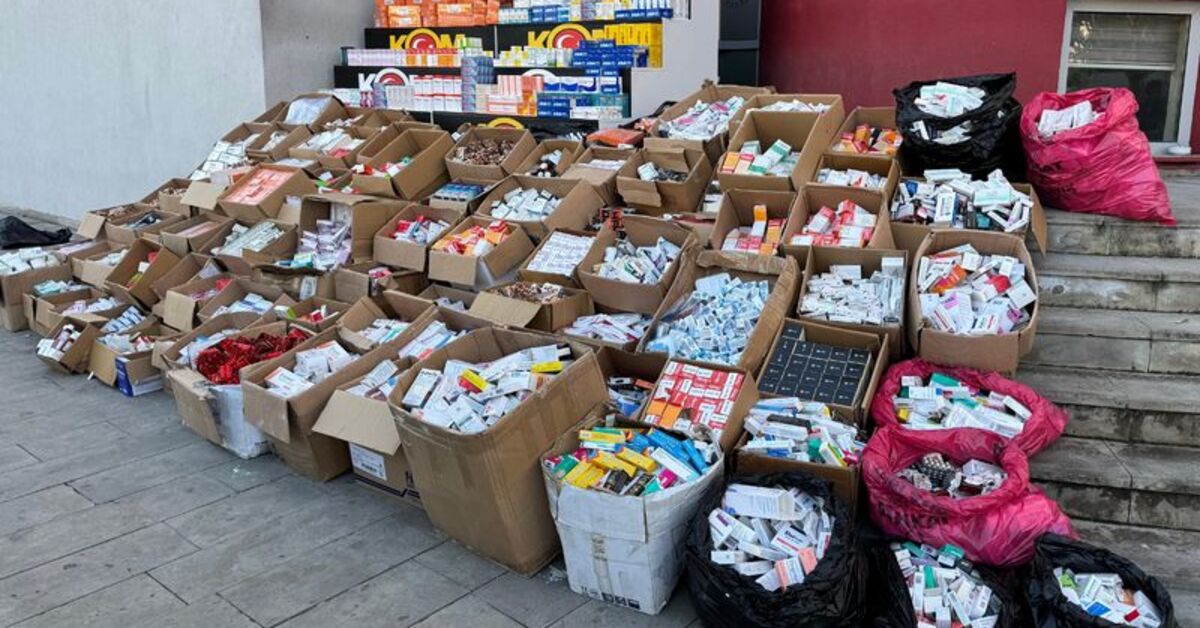 Tam 145 bin 520 kutu ilaç! Baba ile oğlu birbirini suçladı!