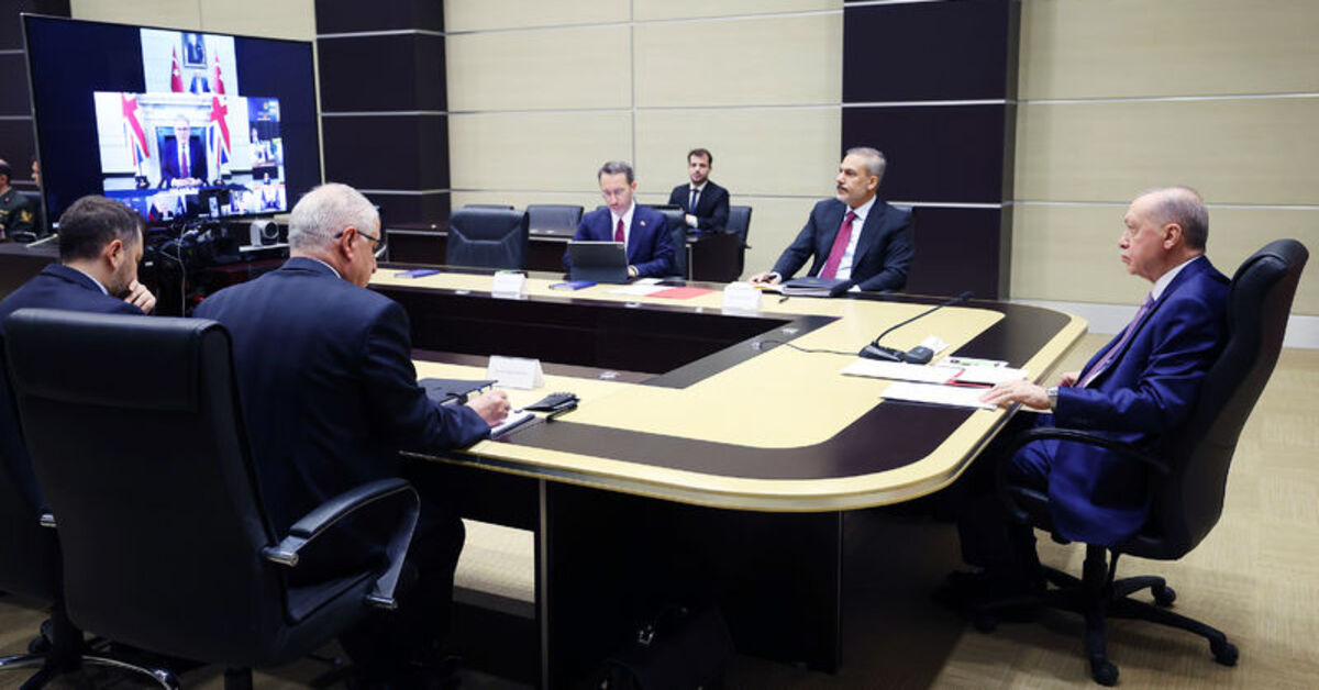 Cumhurbaşkanı Erdoğan, Çevrimiçi Liderler Toplantısına katıldı