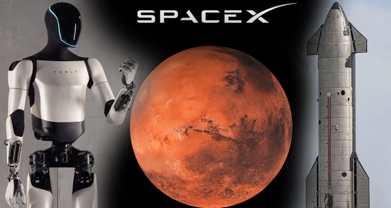 SpaceX, 2026’da Mars’a insansı robotunu, 2029’da ise insanları inderecek